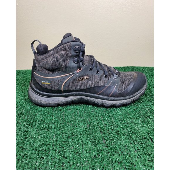 Keen Dry Waterproof Women's Size 7.5 Black Gray Hiking Ankle Boots - Picture 8 of 11